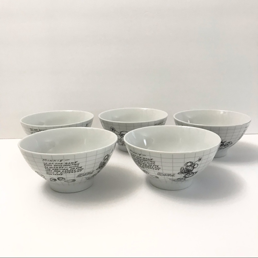 Disney Sketchbook Bowls (Set of 5)